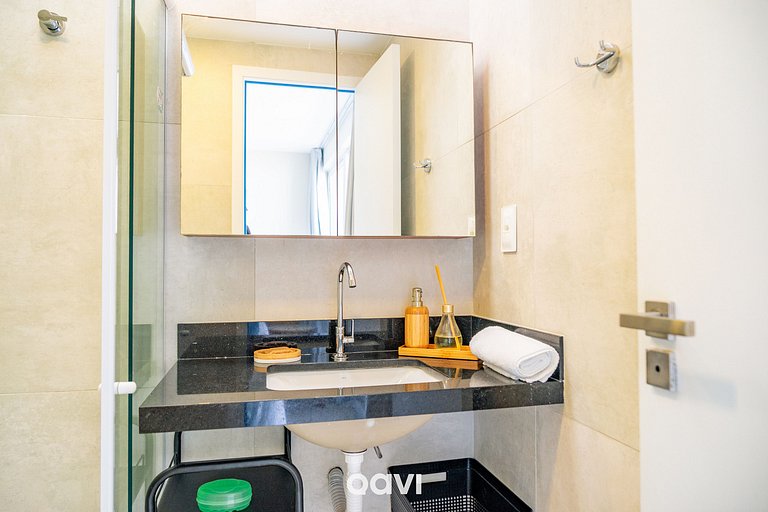 Qavi - Flat Vista Mar de Pirangi #Living14