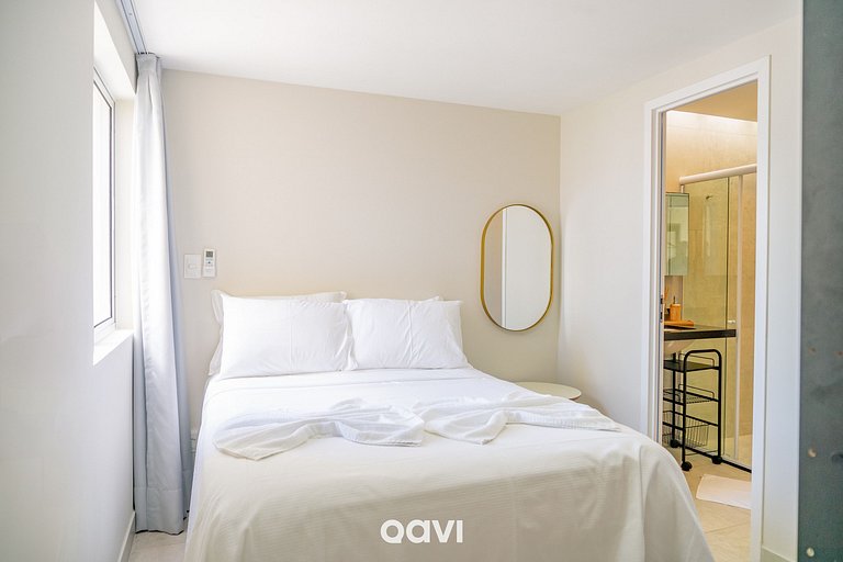 Qavi - Flat Vista Mar de Pirangi #Living14