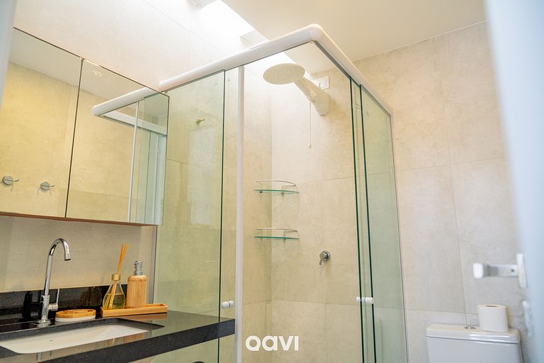 Qavi - Flat Vista Mar de Pirangi #Living14