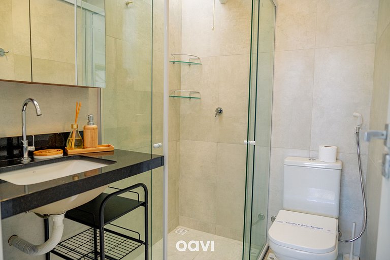 Qavi - Flat Vista Mar de Pirangi #Living14