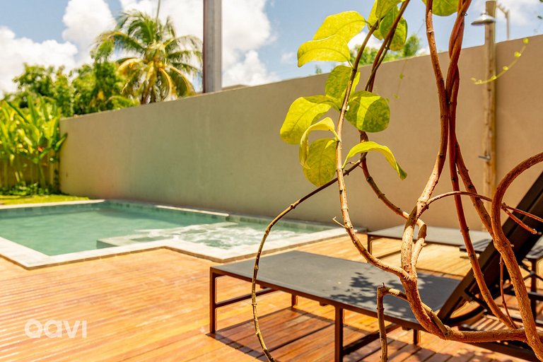 Casa com Piscina em Condomínio Beira Mar by Qavi