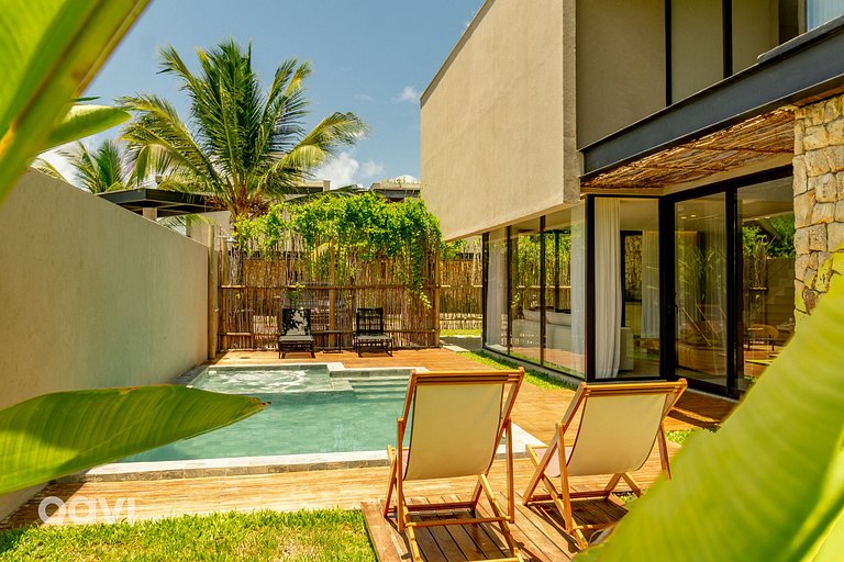 Casa com Piscina em Condomínio Beira Mar by Qavi