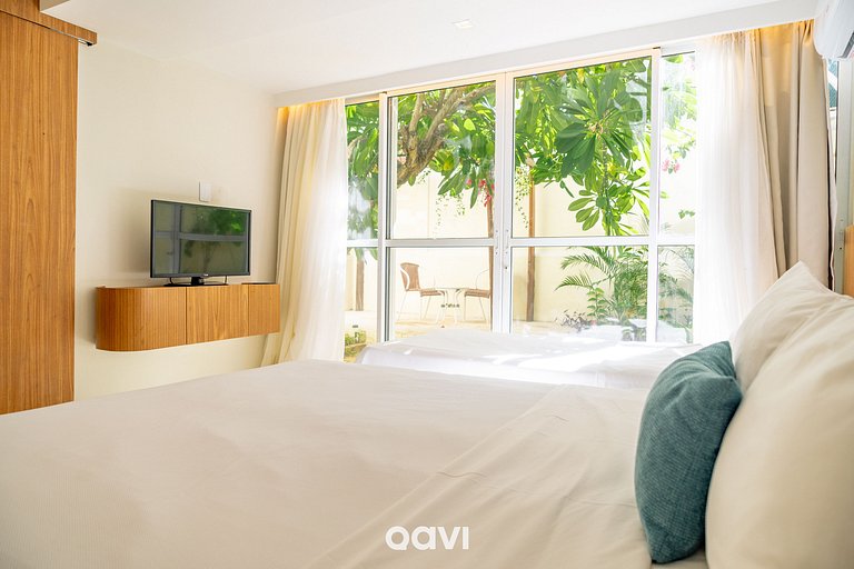 Apto 2 Suites com Jardim #Vip Praia