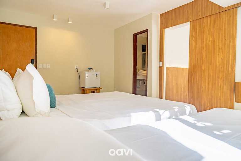 Apto 2 Suites com Jardim #Vip Praia