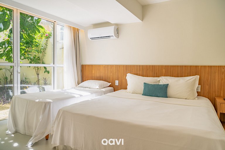 Apto 2 Suites com Jardim #Vip Praia