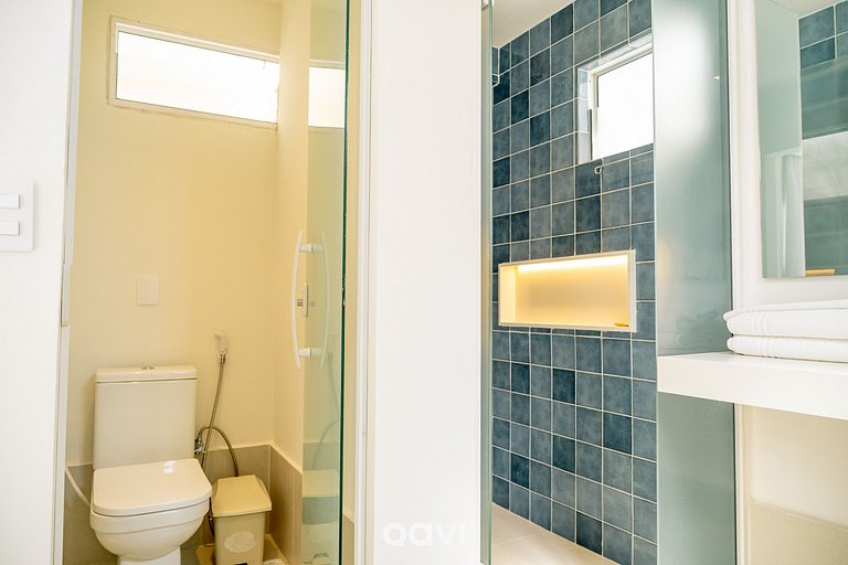 Apto 2 Suites com Jardim #Vip Praia