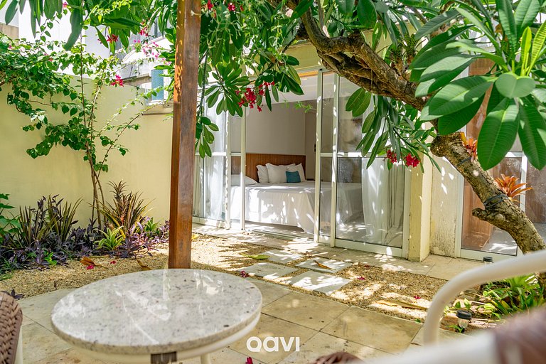 Apartamento 2 Suítes com Jardim #VipPraiaHotel