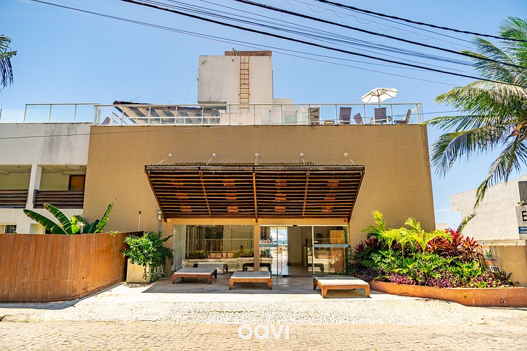 Apto 2 Suites com Jardim #Vip Praia