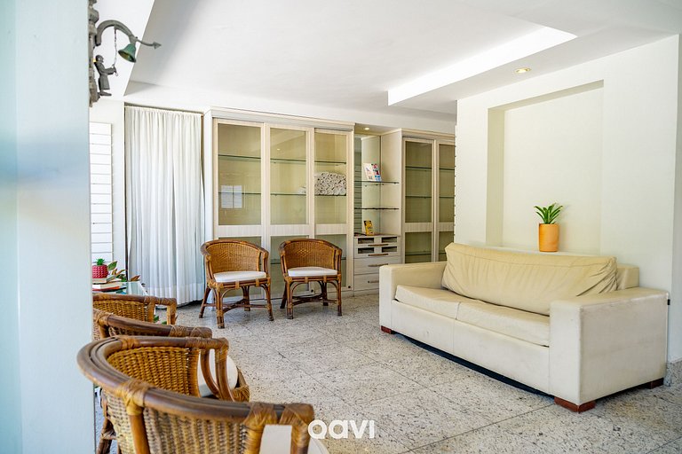 Apto 2 Suites com Jardim #Vip Praia