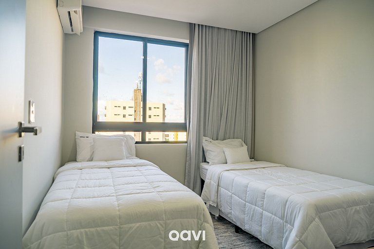 Apt. Vista Mar em Manaíra Mindset 708 - Qavi