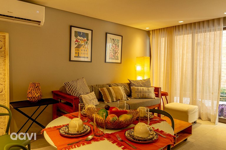 Qavi - Triplex com piscina a 250m praia do Patacho