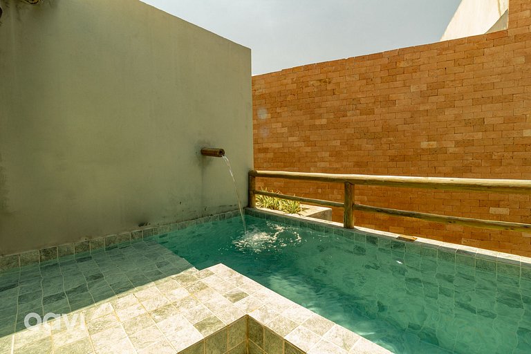 Qavi - Triplex com piscina a 250m praia do Patacho