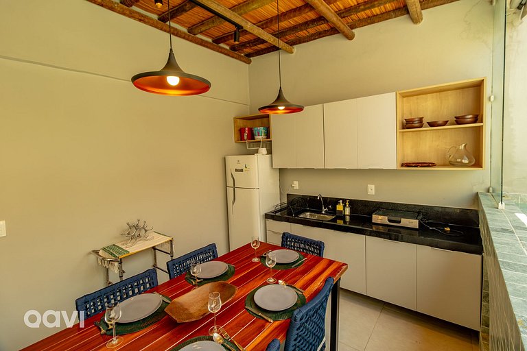 Qavi - Triplex com piscina a 250m praia do Patacho