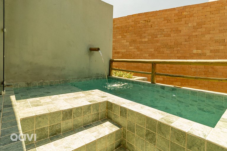 Qavi - Triplex com piscina a 250m praia do Patacho