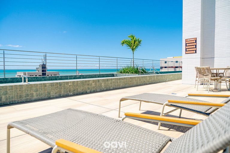 Apt. Vista Mar em Manaíra Mindset 702 - Qavi