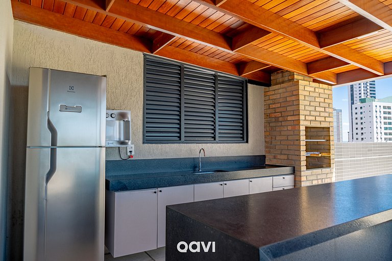 Apt com varanda em Manaíra Mindset 108 - Qavi