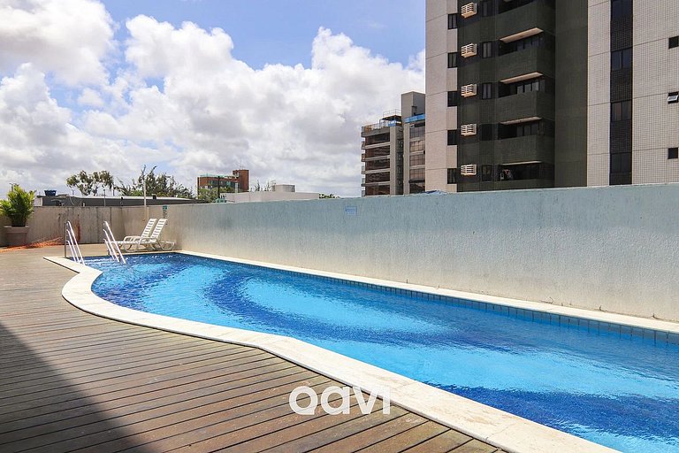 Flat em Ponta Negra no Pontamares 904 - Qavi