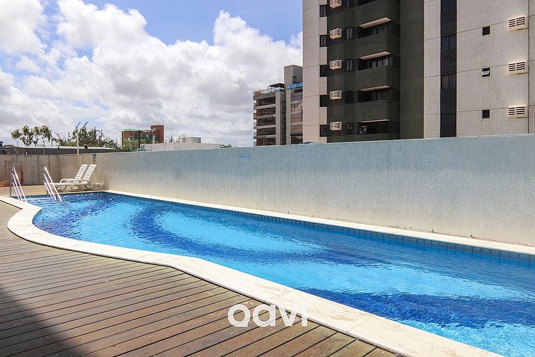 Flat em Ponta Negra no Pontamares 904 - Qavi