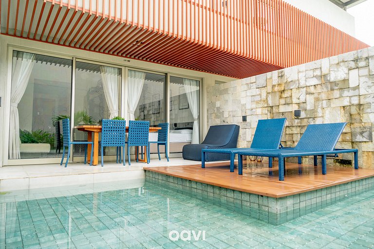 Flat Ile de Pipa Deck Molhado Palawan by QAVI