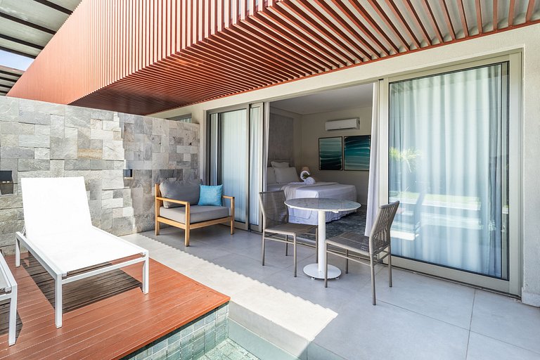 Flat Ile de Pipa Deck Molhado Lux by QAVI