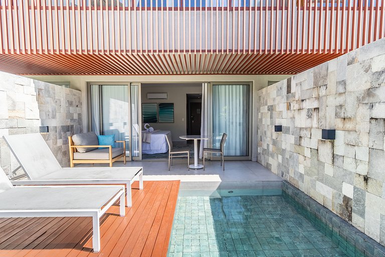 Flat Ile de Pipa Deck Molhado Lux by QAVI