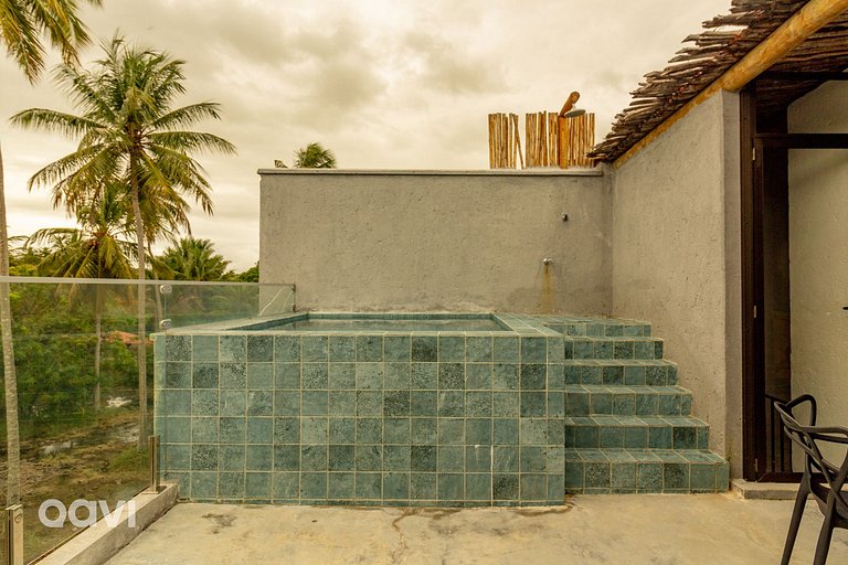 Flat com Piscina em Cobertura em Milagres by Qavi