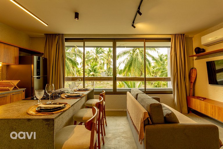 Flat com Piscina em Cobertura em Milagres by Qavi