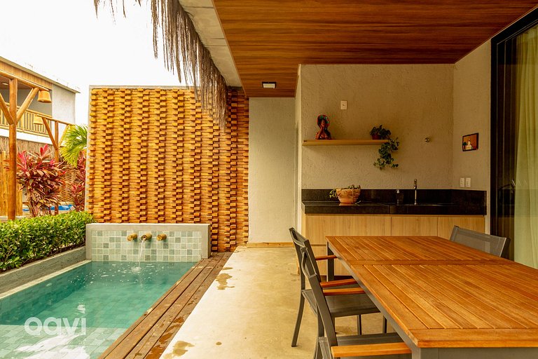 Casa com Piscina Privativa em São Miguel dos Milagres by Qav