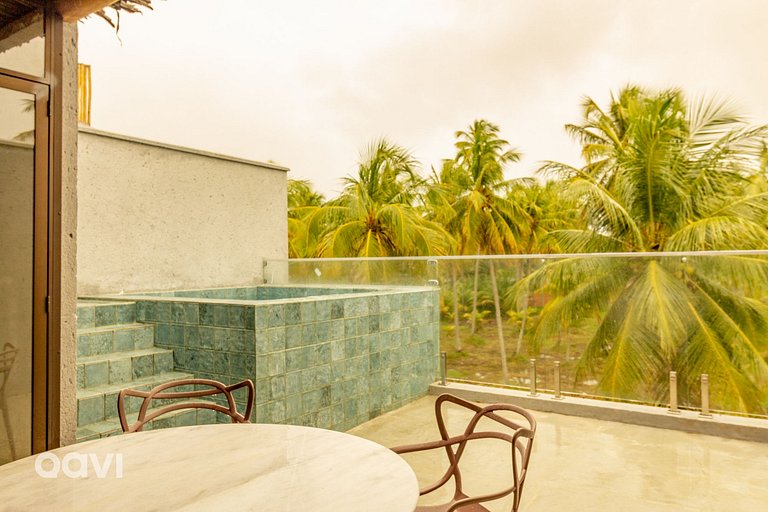 Flat com Piscina no Rooftop em Milagres by Qavi