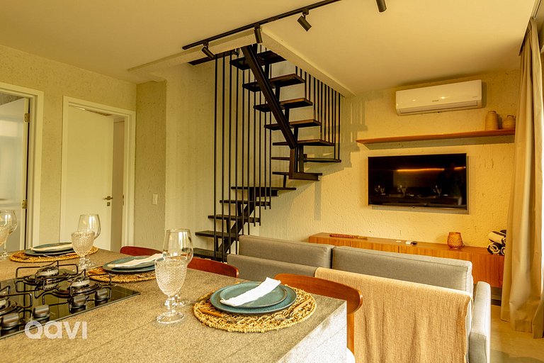 Flat com Piscina no Rooftop em Milagres by Qavi