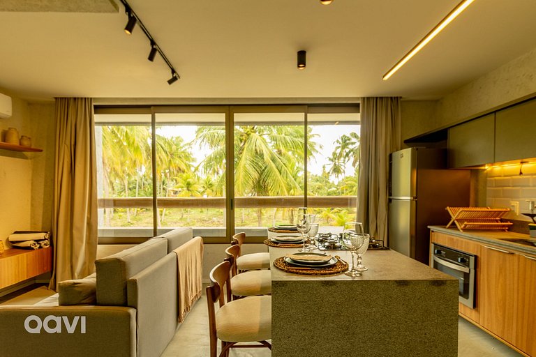 Flat com Piscina no Rooftop em Milagres by Qavi