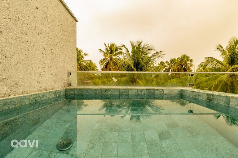 Flat com Piscina no Rooftop em Milagres by Qavi