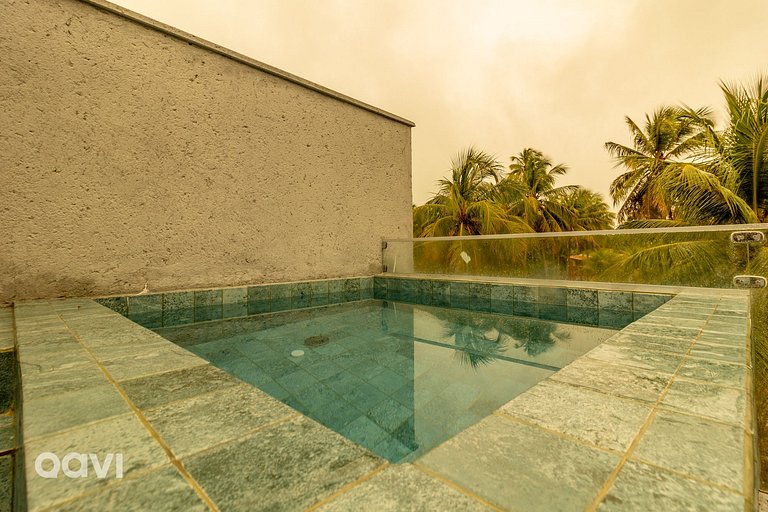 Flat com Piscina no Rooftop em Milagres by Qavi