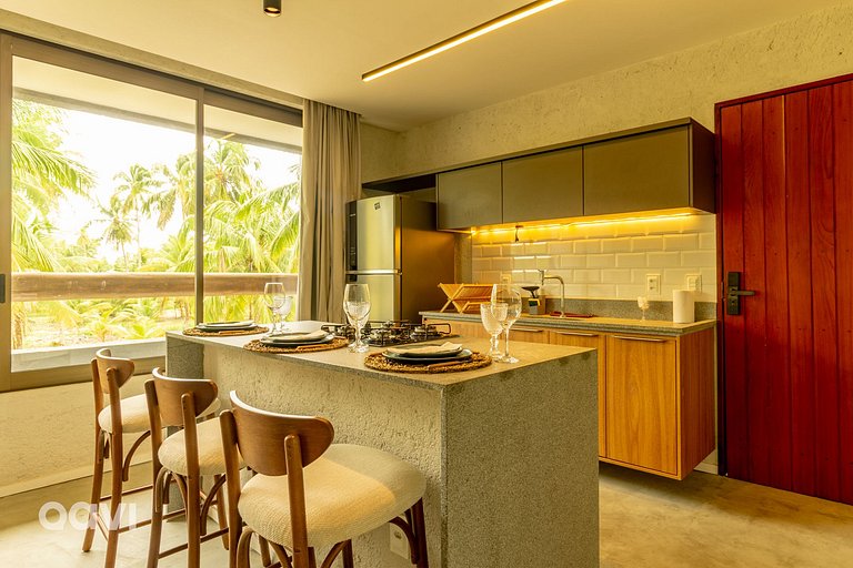 Flat com Piscina no Rooftop em Milagres by Qavi