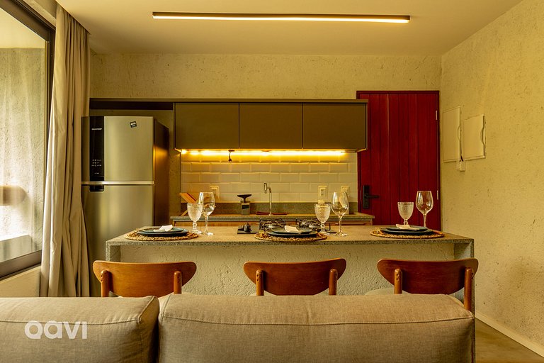 Flat com Piscina no Rooftop em Milagres by Qavi