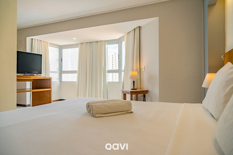 Flat Vista Parcial Mar em Petrópolis by Qavi