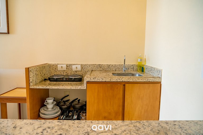 Flat Vista Parcial Mar em Petrópolis by Qavi