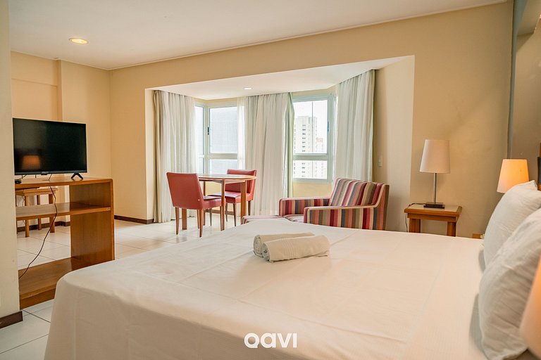 Flat 1109 Vista Parcial Mar em Petrópolis by Qavi