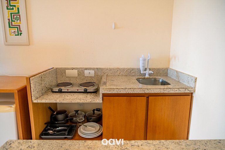 Flat 1109 Vista Parcial Mar em Petrópolis by Qavi