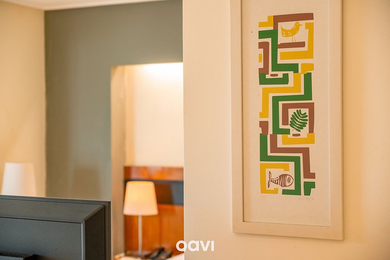 Flat 1109 Vista Parcial Mar em Petrópolis by Qavi