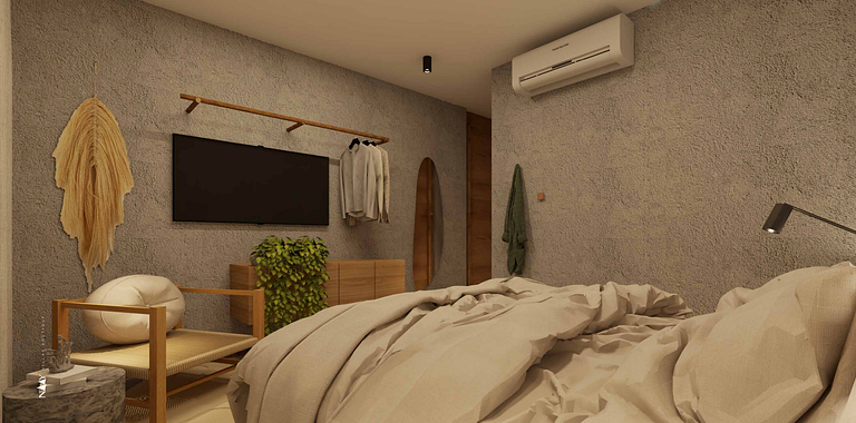 Apartamento de 2 suítes no Naay Villas Boutique