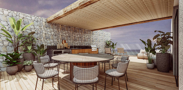 Apartamento de 2 suítes no Naay Villas Boutique