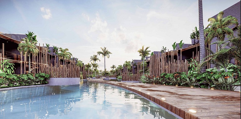 Apartamento de 2 suítes no Naay Villas Boutique