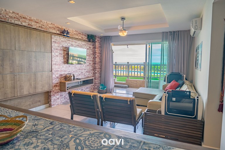 Apartamento Vista Mar Porto Brasil Pirangi by Qavi