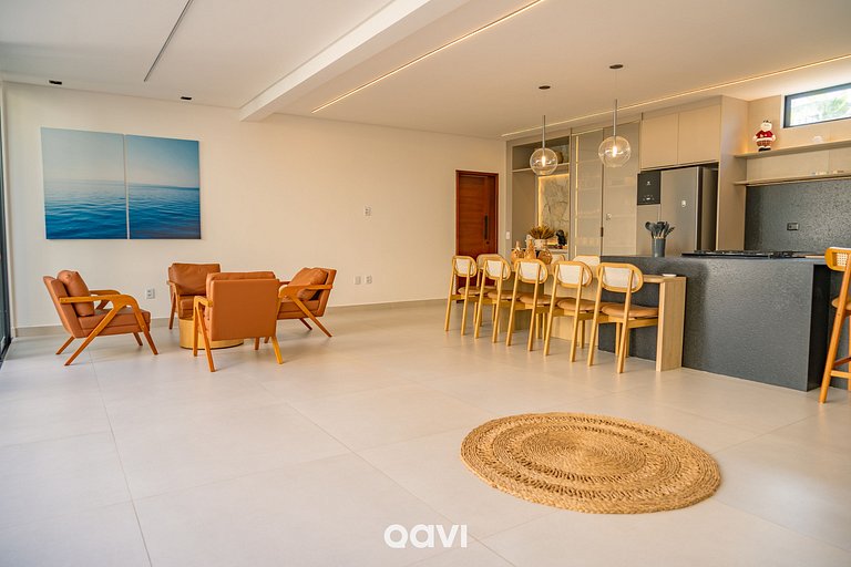 Casa Luxo com Piscina e Jacuzzi em Gostoso by Qavi