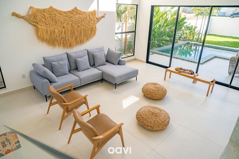 Casa Luxo com Piscina e Jacuzzi em Gostoso by Qavi