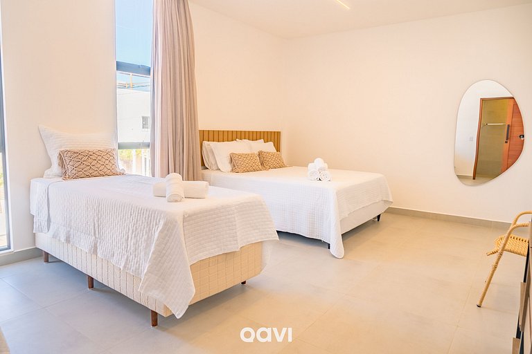 Casa Luxo com Piscina e Jacuzzi em Gostoso by Qavi