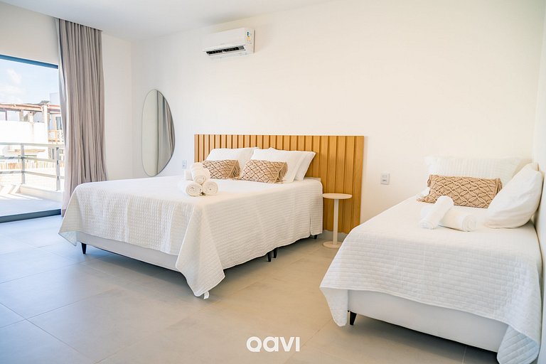 Casa Luxo com Piscina e Jacuzzi em Gostoso by Qavi