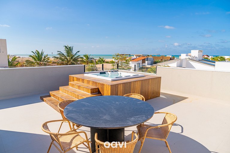 Casa Luxo com Piscina e Jacuzzi em Gostoso by Qavi
