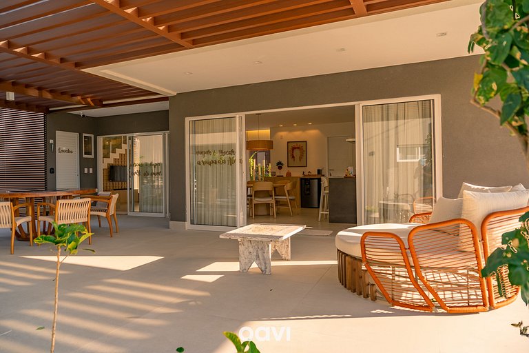 Casa com Piscina em Condomínio em Gostoso by Qavi